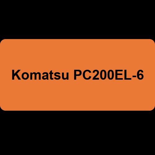 Komatsu PC200EL-6